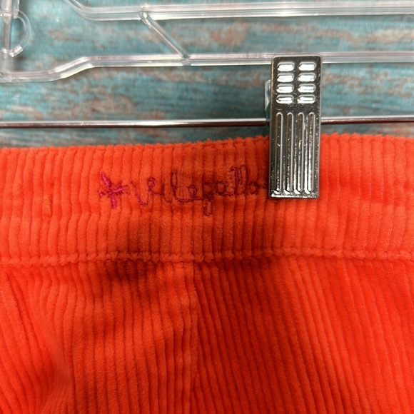 Vilagallo Orange Women’s Pants Wide Leg Button Size 42 10 - Picture 9 of 10